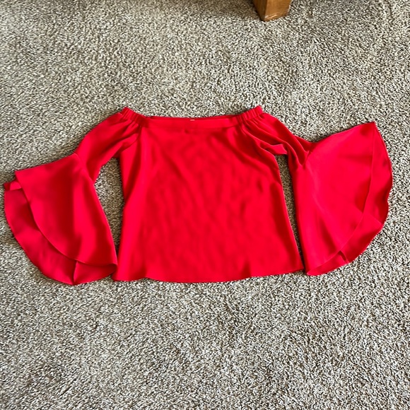 Bright red blouse - Picture 1 of 3